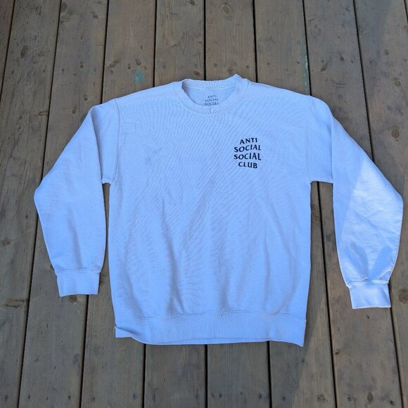Anti Social Social Club ASSC Pink Cherry Blossom Crewneck Sweatshirt M - Picture 1 of 8